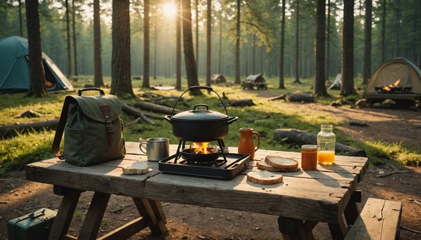 Comment économiser de l'argent sur la nourriture pendant un voyage en camping